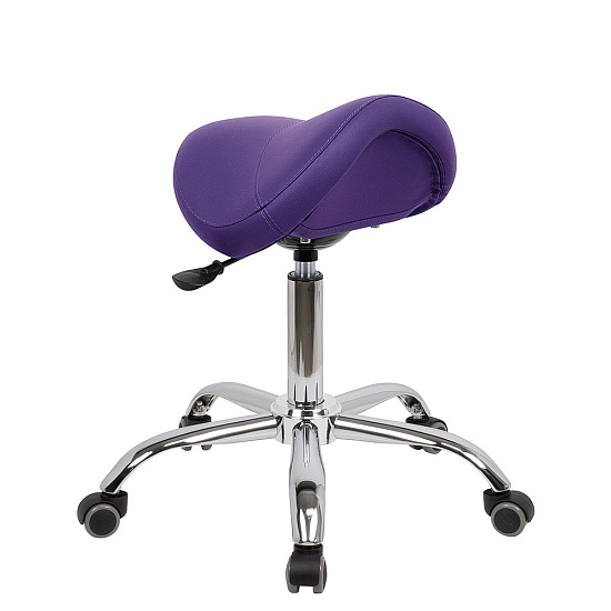 Стулья для маникюра: Стул седло BALANSE для маникюра (ECO PE 420, хром) за