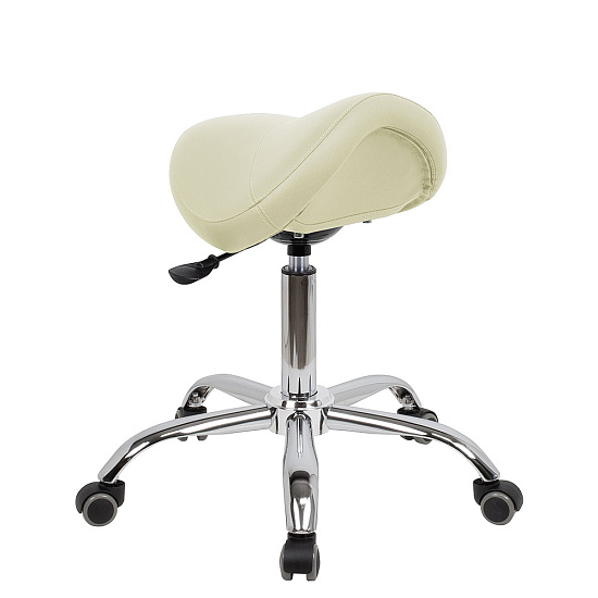 Стулья для маникюра: Стул седло BALANSE для маникюра (VLK 261, хром) за