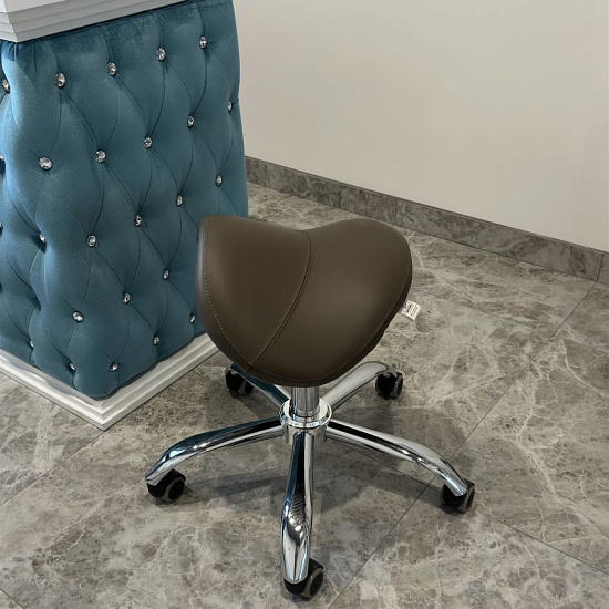 Стулья для маникюра: Стул седло BALANSE для маникюра (VLK 600, хром) за 380 руб. Фото 7