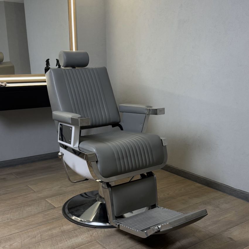 Образцы отделки барберкресла, вариант 3