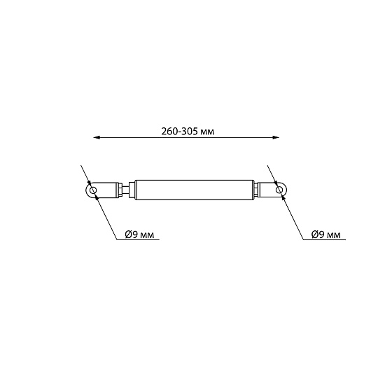 Комплектующие для ремонта: Пневмопружина для барбер кресла 60К за  руб. Фото 4