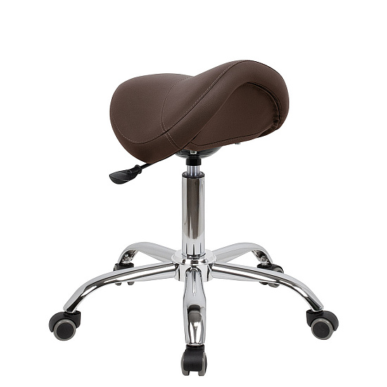 Стулья косметолога: Стул седло BALANCE для косметолога (VLK 501, хром) за