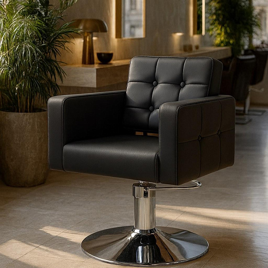 парикмахерское кресло PORTO PRO на диске, кресло парикмахера с каретной стяжкой, PORTO PRO салон красоты Минск. 840 руб. Фото 6