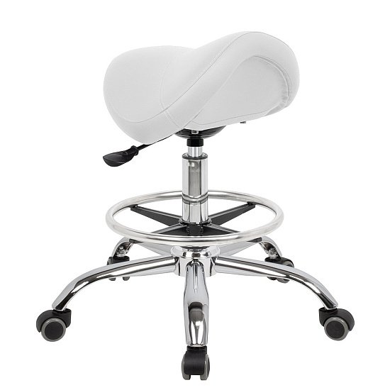 Стулья косметолога: Стул седло BALANCE для косметолога с кругом под ноги (VLK 100) за