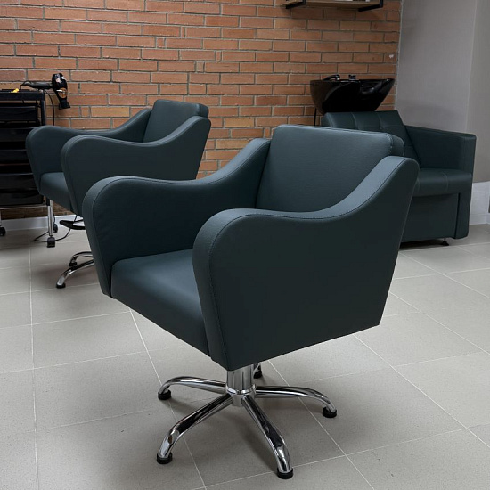 Парикмахерские кресла: Лугано (Eco PE 420, на пятилучии) за 710 руб. Фото 8