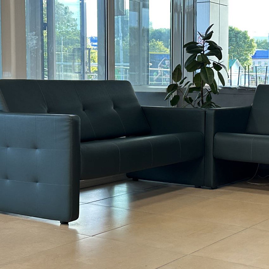 Диваны в салон красоты: Диван для зоны ожидания Оптима (ECO PE 402) за 780 руб. Фото 5