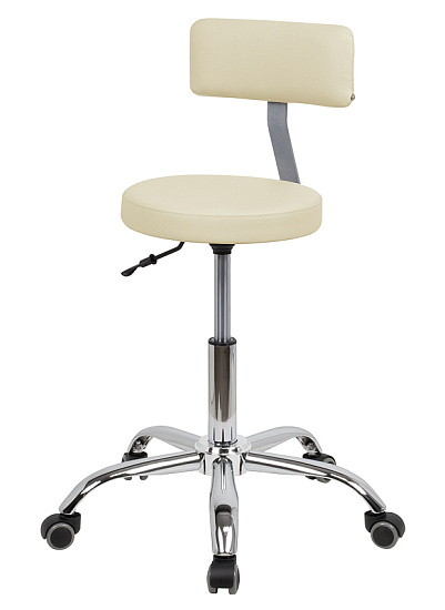 Стулья косметолога: Топ со спинкой для косметолога (VLK 261, хром) за 270 руб. Фото 2