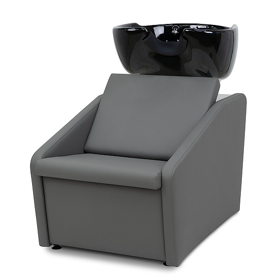 Парикмахерская мойка Мольвено  (обивка VLK 725, К02, черная)