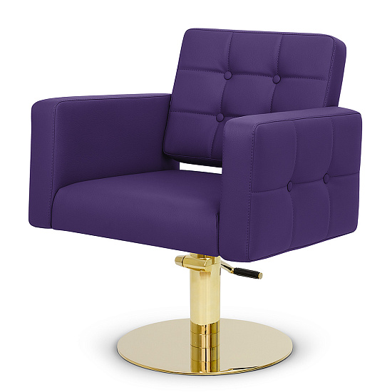 Парикмахерские кресла: PORTO PRO (ECO PE 420, на диске плоском, золото) за