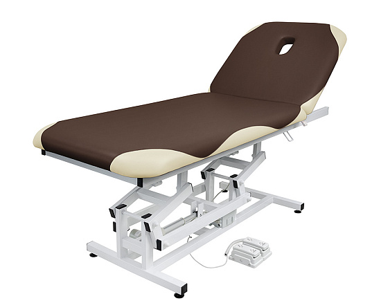 Кресла и кушетки косметологические: Стол массажный КВ02-12 (UNICO BROUN, волны) за