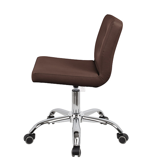 Стулья мастера педикюра: Канто для педикюра на низком подъёмнике (VLK 501, с пуговицами, хром) за 465 руб. Фото 3