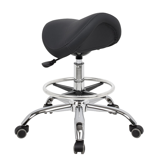Стулья косметолога: Стул седло BALANCE для косметолога с кругом под ноги (VLK 600) за