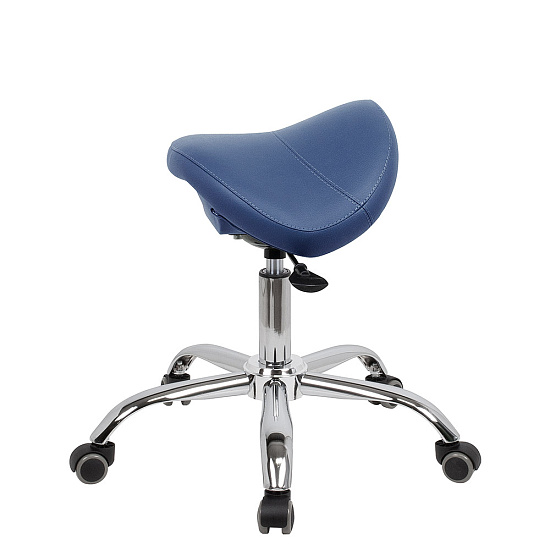 Стулья мастера педикюра: Стул седло BALANCE для педикюра низкий (ECO PE 402, хром) за 380 руб. Фото 2