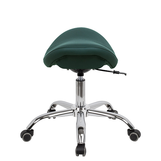 Стулья мастера педикюра: Стул седло BALANCE для педикюра низкий (MADRAS 06, хром) за 380 руб. Фото 3