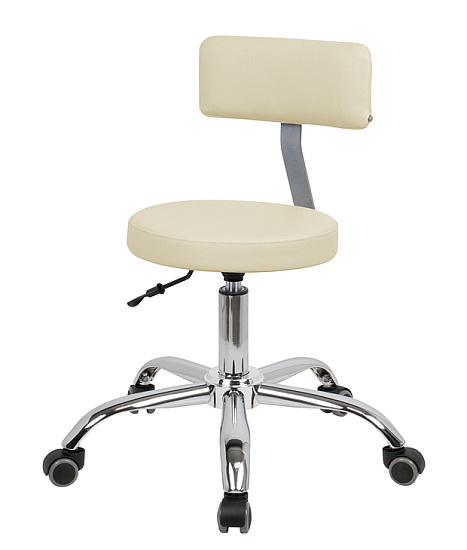 Стулья мастера педикюра: Топ со спинкой для педикюра на низком подъемнике (VLK 261, хром) за