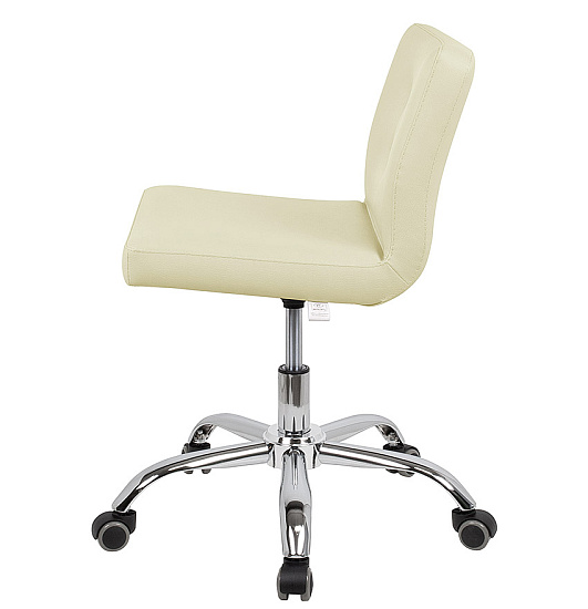 Стулья мастера педикюра: Канто для педикюра на супернизком подъёмнике с пуговицами (VLK 261, хром) за 465 руб. Фото 4