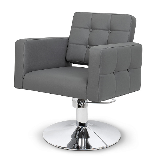 парикмахерское кресло PORTO PRO на диске, кресло парикмахера с каретной стяжкой, PORTO PRO салон красоты Минск.