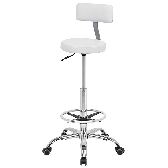 Стулья для парикмахера: Топ со спинкой для парикмахера с кругом под ноги (VLK 100) за 410 руб. Фото 2