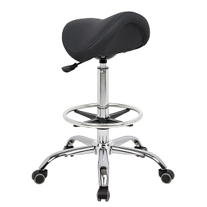 Стул седло BALANCE для парикмахера (VLK 600, с кругом под ноги)