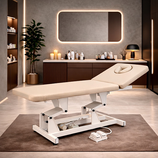 Массажные столы: AURA Стол массажный (UNICO CREAM, электропривод, 2 мотора) за 2990 руб. Фото 12