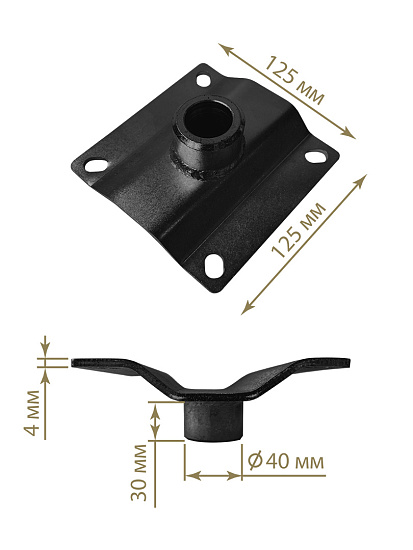 Комплектующие для ремонта: Пиастра под гидравлический подъемник за