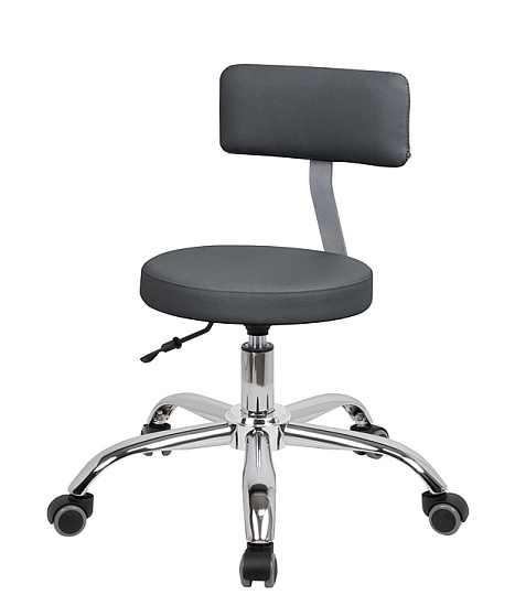 Стулья мастера педикюра: Топ со спинкой для педикюра на супернизком подъемнике (VLK 700, хром) за