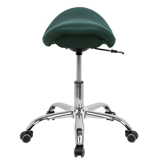 Стулья мастера педикюра: Стул седло BALANCE для педикюра низкий (MADRAS 06, хром) за 380 руб. Фото 4