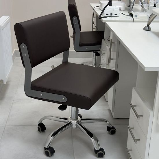 Стулья косметолога: Венто для косметолога (ECO PE 420, хром) за 405 руб. Фото 4