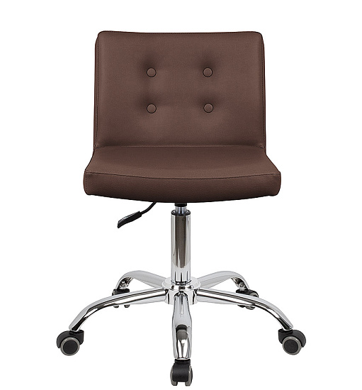 Стулья косметолога: Канто для косметолога (VLK 501, с пуговицами, хром) за