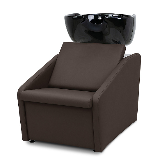 Парикмахерская мойка Мольвено (обивка VLK 501, К02, черная)