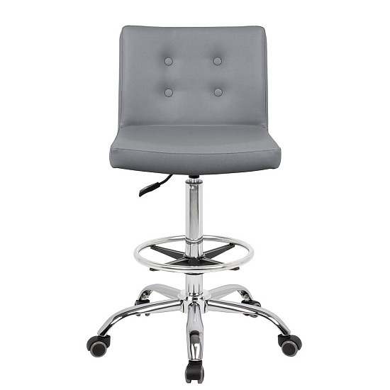 Стулья для парикмахера: Канто для парикмахера с кругом под ноги (VLK 725, с пуговицами) за 555 руб. Фото 2