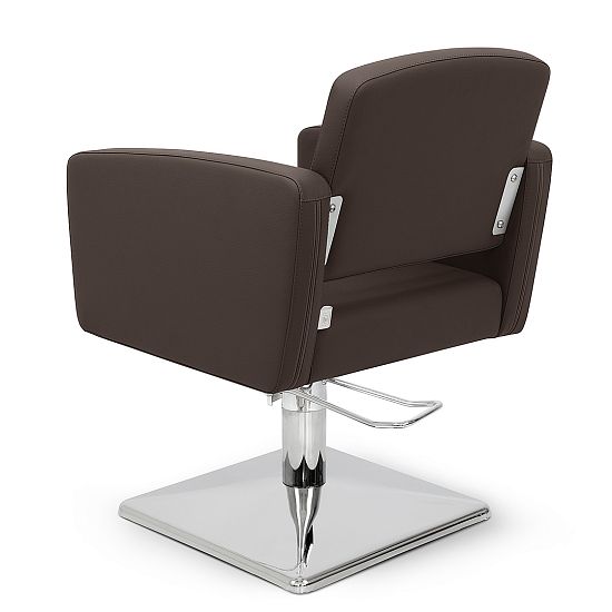 Парикмахерское кресло Модена синее — хромированный квадрат 740 руб. Фото 4