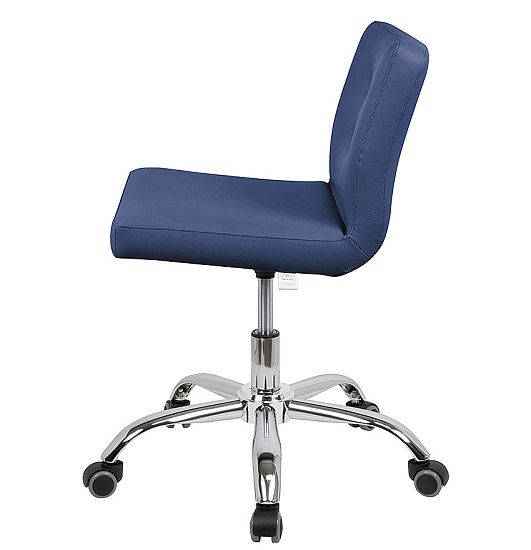 Стулья мастера педикюра: Канто для педикюра на супернизком подъёмнике (ECO PE 402, с пуговицами, хром) за 465 руб. Фото 4