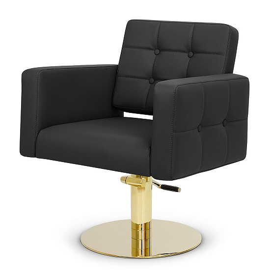 Парикмахерские кресла: PORTO PRO (VLK 600, на диске плоском, золото) за