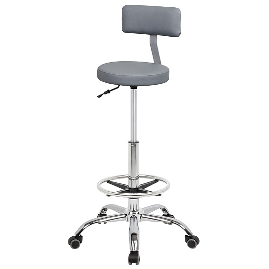 Стулья для парикмахера: Топ со спинкой для парикмахера с кругом под ноги (VLK 725) за 360 руб. Фото 2