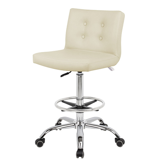 Стулья для парикмахера: Канто для парикмахера с кругом под ноги (VLK 261, с пуговицами) за 555 руб. Фото 2