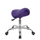 Стул седло BALANCE для педикюра низкий (ECO PE 420, хром)