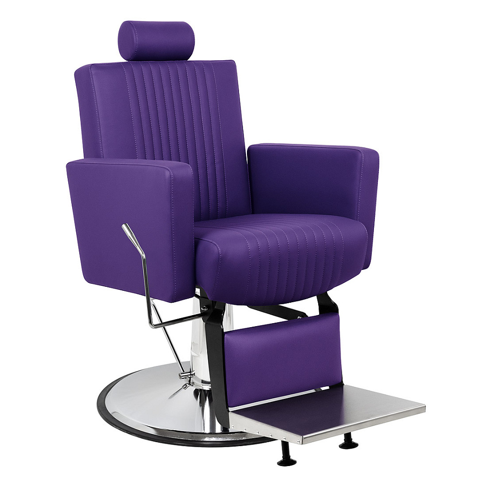 Кресла для барбершопа: Толедо Инокс (декор линиями, Eco PE 420) за 1770 руб. Фото 1
